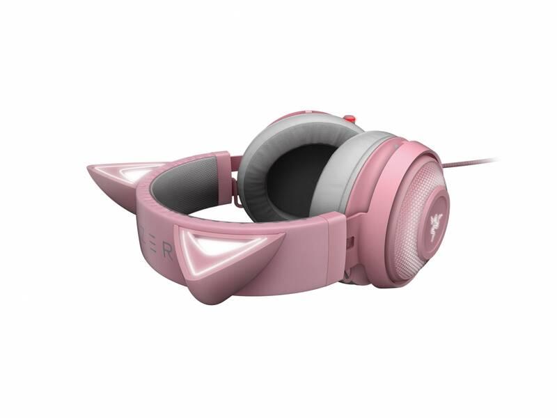 Headset Razer Kraken Kitty Ed. - Quartz růžový
