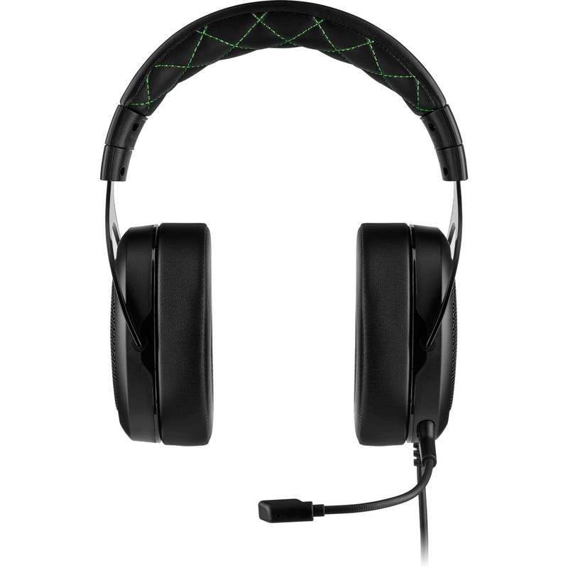 Headset Corsair HS50 Pro černý zelený, Headset, Corsair, HS50, Pro, černý, zelený