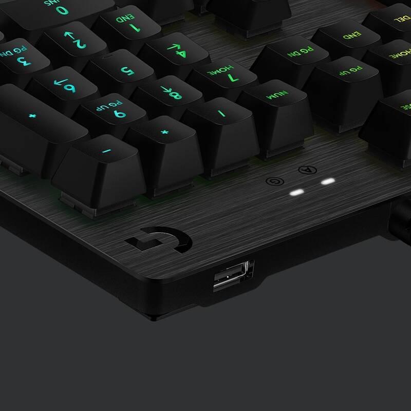 Klávesnice Logitech G512, RGB, GX Brown , US černá, Klávesnice, Logitech, G512, RGB, GX, Brown, US, černá