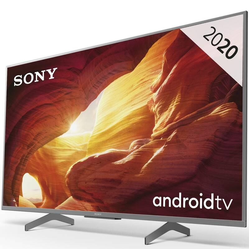 Televize Sony KD-49XH8577 stříbrná, Televize, Sony, KD-49XH8577, stříbrná