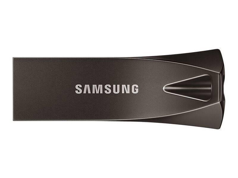 USB Flash Samsung Bar Plus 128GB šedý, USB, Flash, Samsung, Bar, Plus, 128GB, šedý