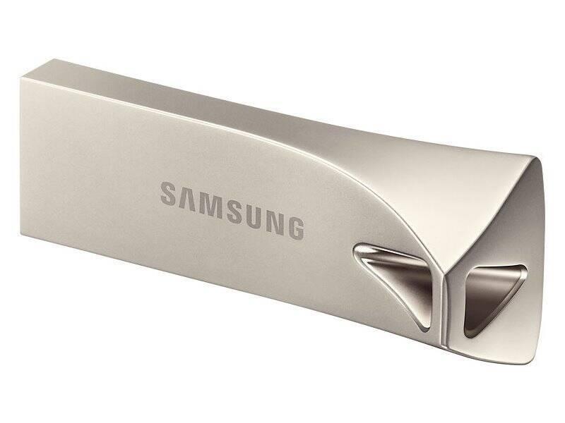 USB Flash Samsung Bar Plus 128GB stříbrný, USB, Flash, Samsung, Bar, Plus, 128GB, stříbrný