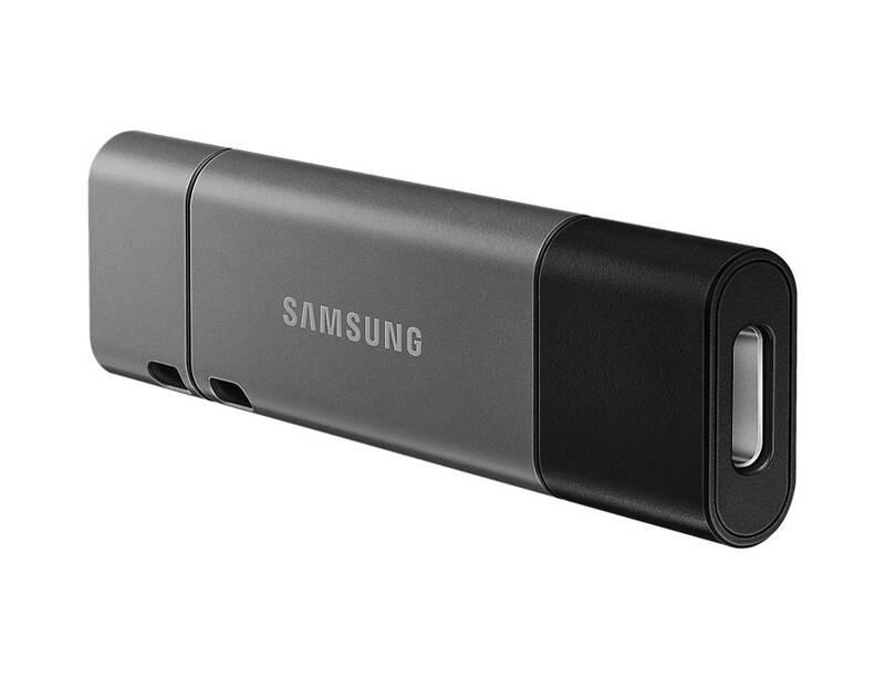 USB Flash Samsung Duo Plus 128GB USB-C šedý, USB, Flash, Samsung, Duo, Plus, 128GB, USB-C, šedý