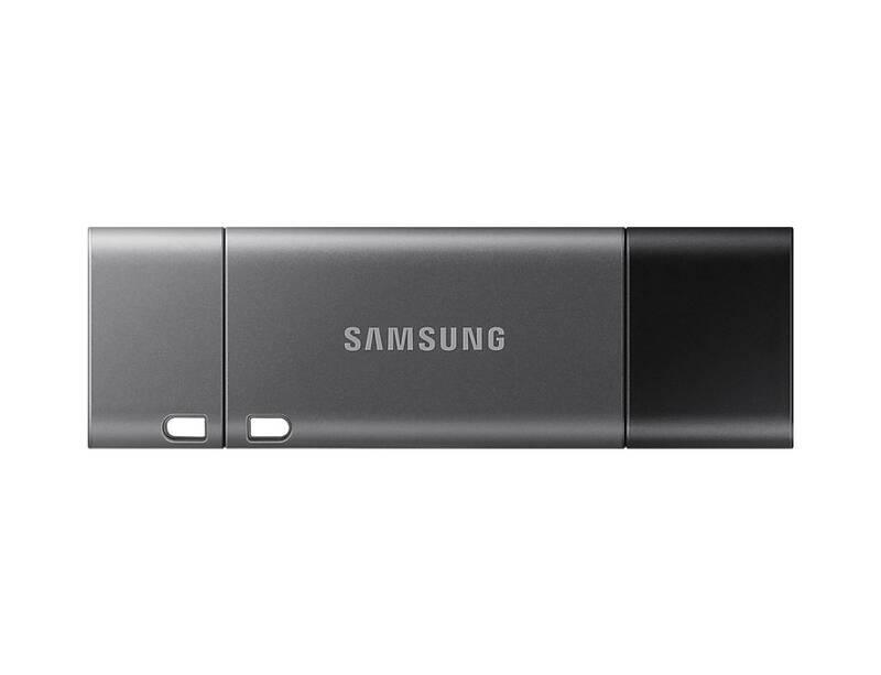 USB Flash Samsung Duo Plus 256GB USB-C šedý