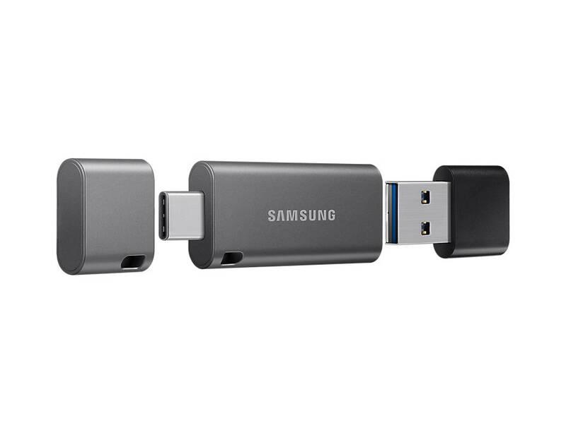 USB Flash Samsung Duo Plus 64GB USB-C šedý