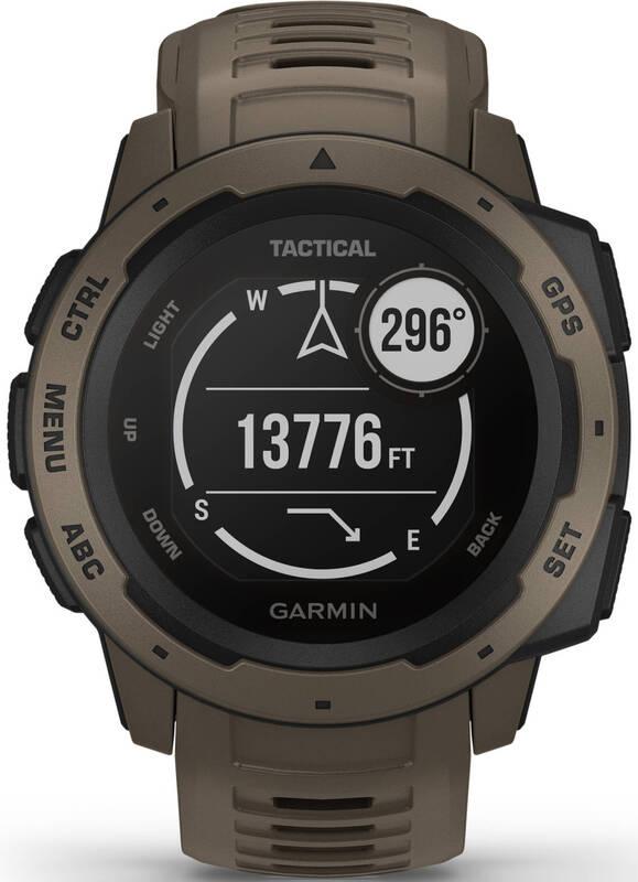 GPS hodinky Garmin Instinct Tactical Coyote Tan Optic, GPS, hodinky, Garmin, Instinct, Tactical, Coyote, Tan, Optic