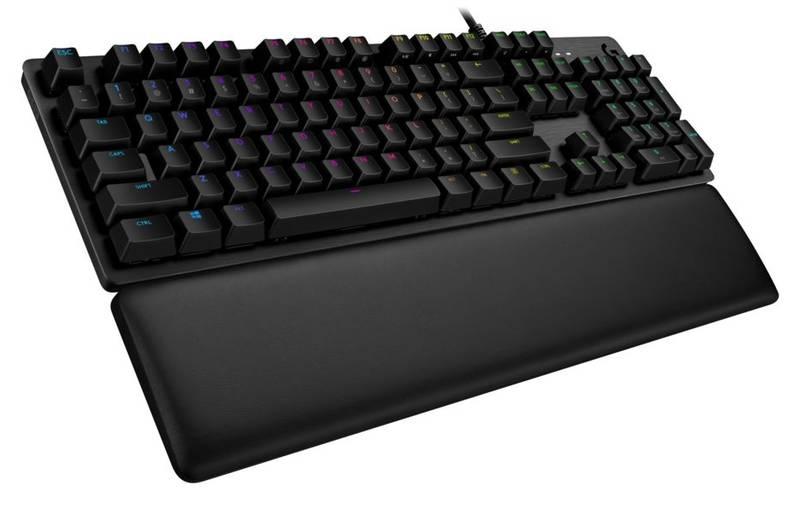 Klávesnice Logitech G513 Lightsync RGB Mechanical GX Red Linear, US černá, Klávesnice, Logitech, G513, Lightsync, RGB, Mechanical, GX, Red, Linear, US, černá