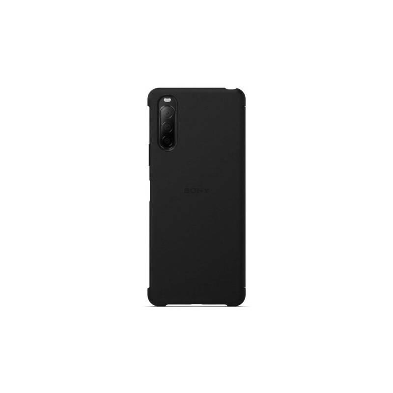 Pouzdro na mobil flipové Sony Style Cover View na Xperia 10 II černé