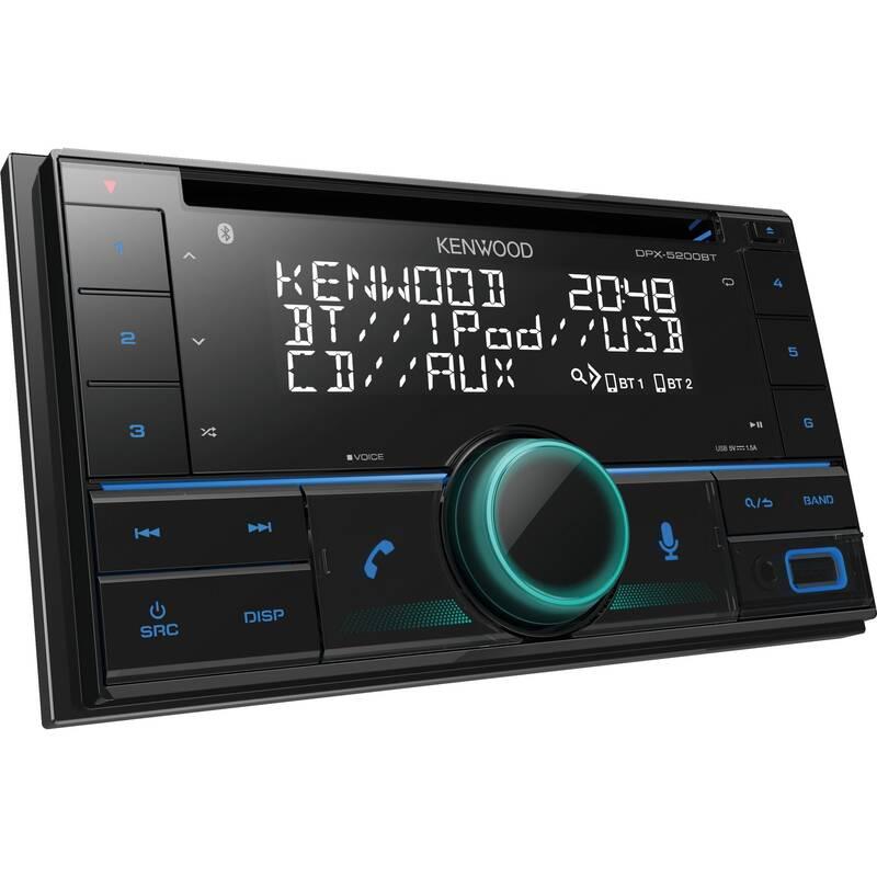 Autorádio s CD KENWOOD DPX-5200BT černé, Autorádio, s, CD, KENWOOD, DPX-5200BT, černé