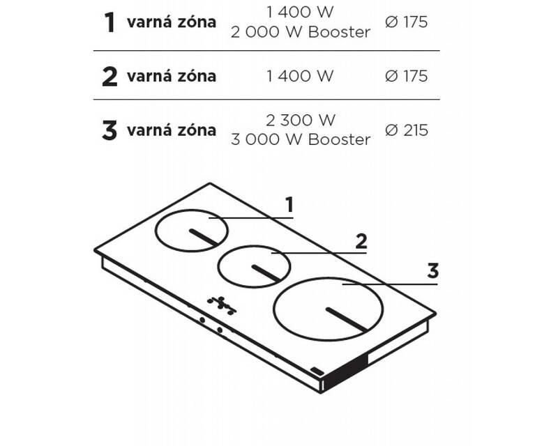 Indukční varná deska Faber FBH83 BK sklo, Indukční, varná, deska, Faber, FBH83, BK, sklo