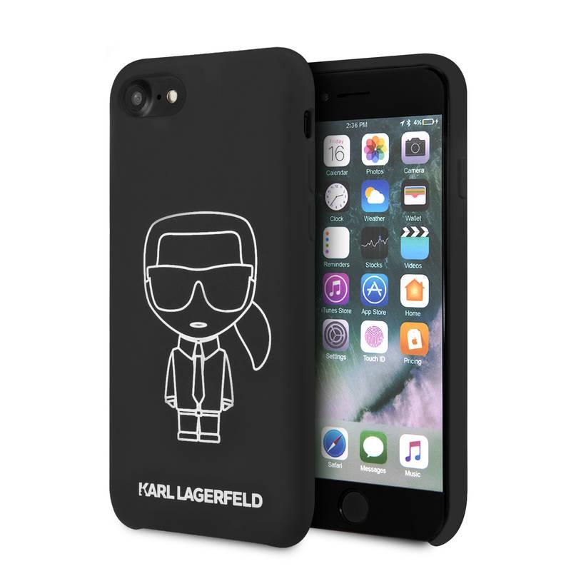 Kryt na mobil Karl Lagerfeld Ikonic na Apple iPhone 8 SE černý, Kryt, na, mobil, Karl, Lagerfeld, Ikonic, na, Apple, iPhone, 8, SE, černý