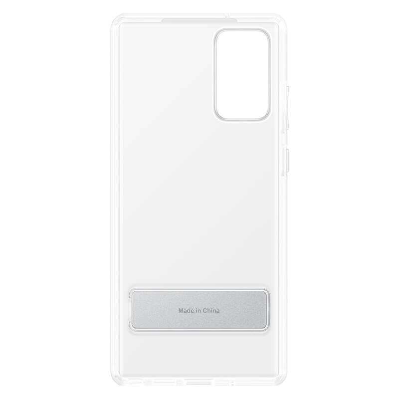Kryt na mobil Samsung Clear Standing Cover na Galaxy Note20 průhledný