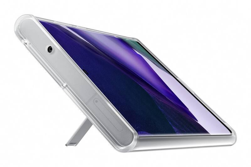 Kryt na mobil Samsung Clear Standing Cover na Galaxy Note20 Ultra průhledný