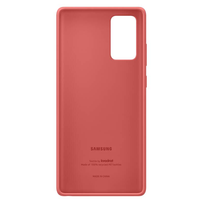 Kryt na mobil Samsung Kvadrat na Galaxy Note20 červený