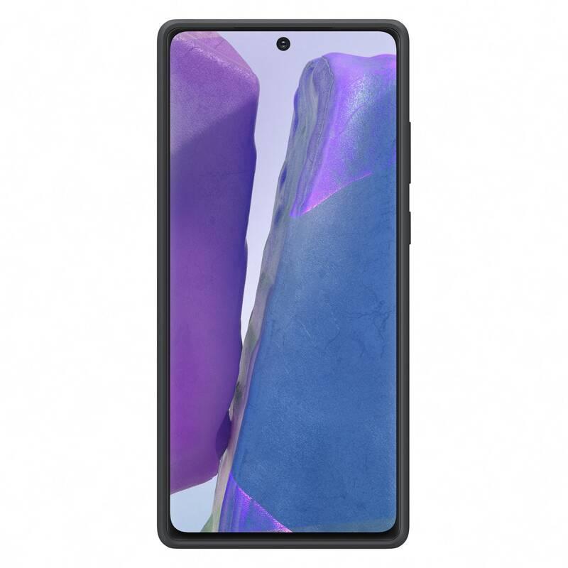 Kryt na mobil Samsung Silicone Cover na Galaxy Note20 černý
