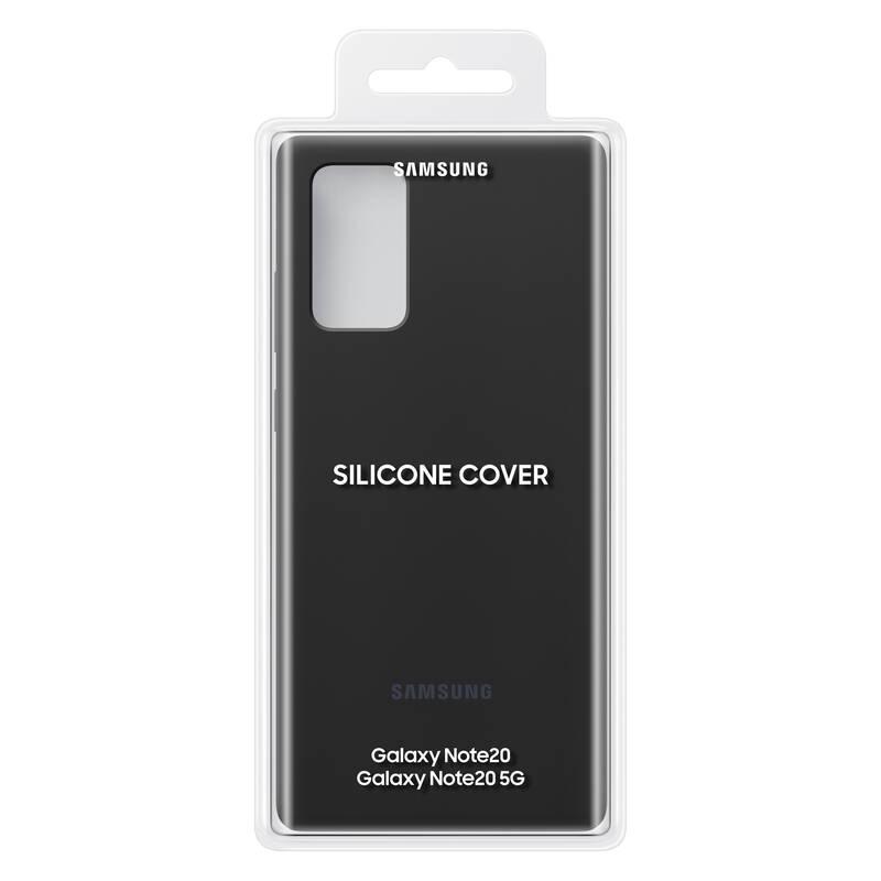 Kryt na mobil Samsung Silicone Cover na Galaxy Note20 černý, Kryt, na, mobil, Samsung, Silicone, Cover, na, Galaxy, Note20, černý