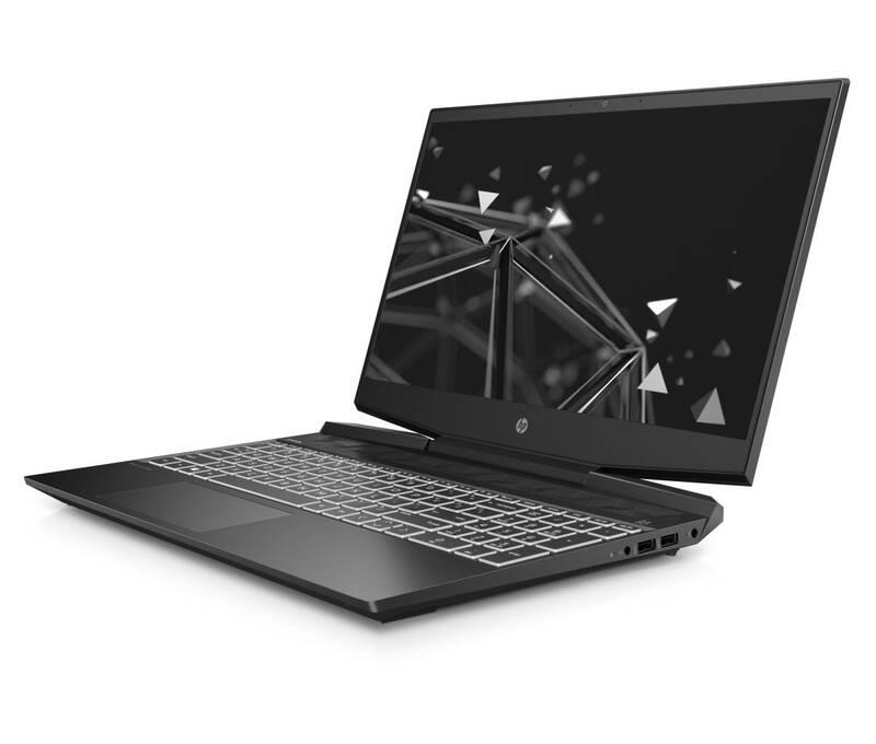 Notebook HP Pavilion Gaming 15-dk0103nc černý bílý