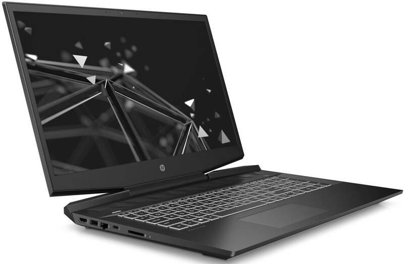 Notebook HP Pavilion Gaming 17-cd0102nc černý bílý