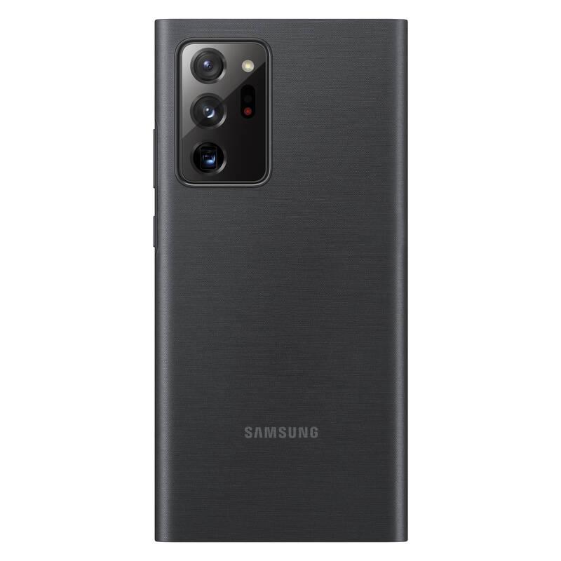 Pouzdro na mobil flipové Samsung Clear View na Galaxy Note20 Ultra černé