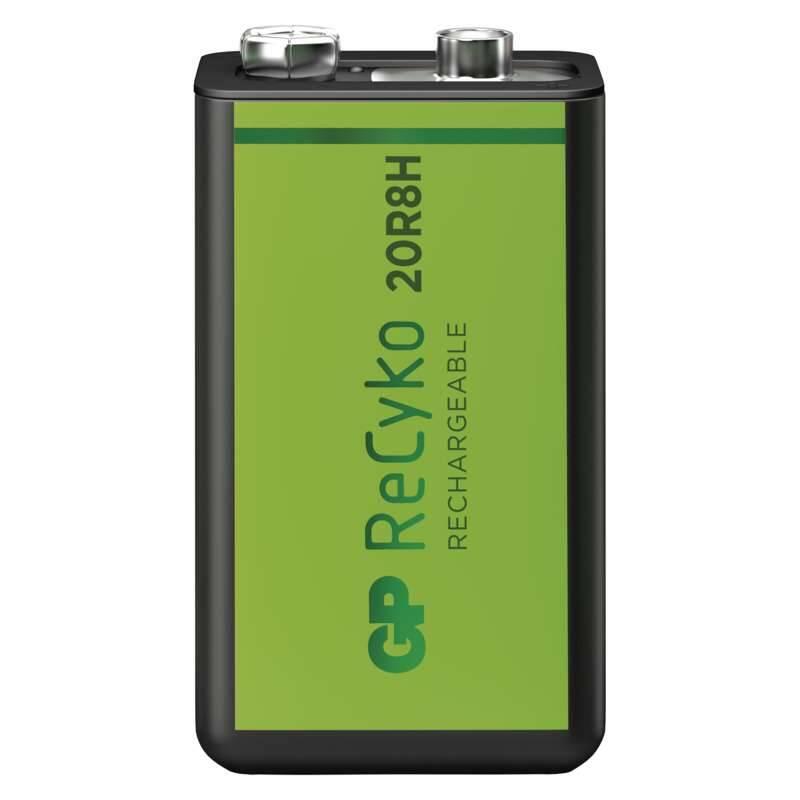 Baterie nabíjecí GP ReCyko, 9V, 200mAh, NiMH, krabička 1ks, Baterie, nabíjecí, GP, ReCyko, 9V, 200mAh, NiMH, krabička, 1ks