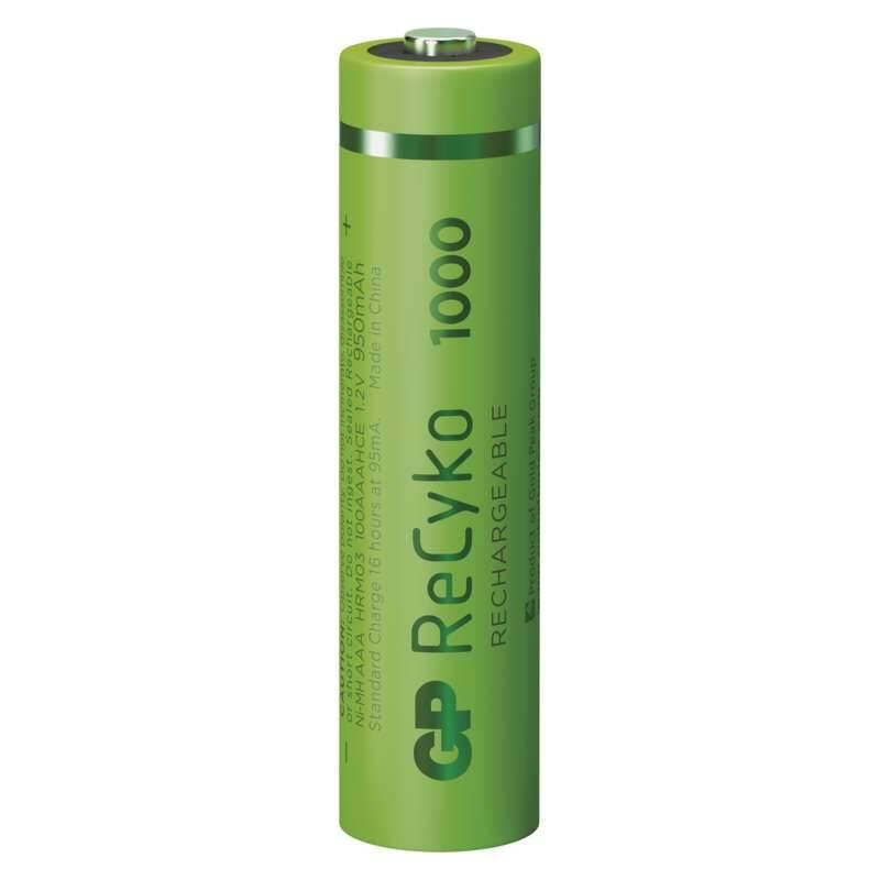 Baterie nabíjecí GP ReCyko, HR03, AAA, 950mAh, NiMH, krabička 6ks