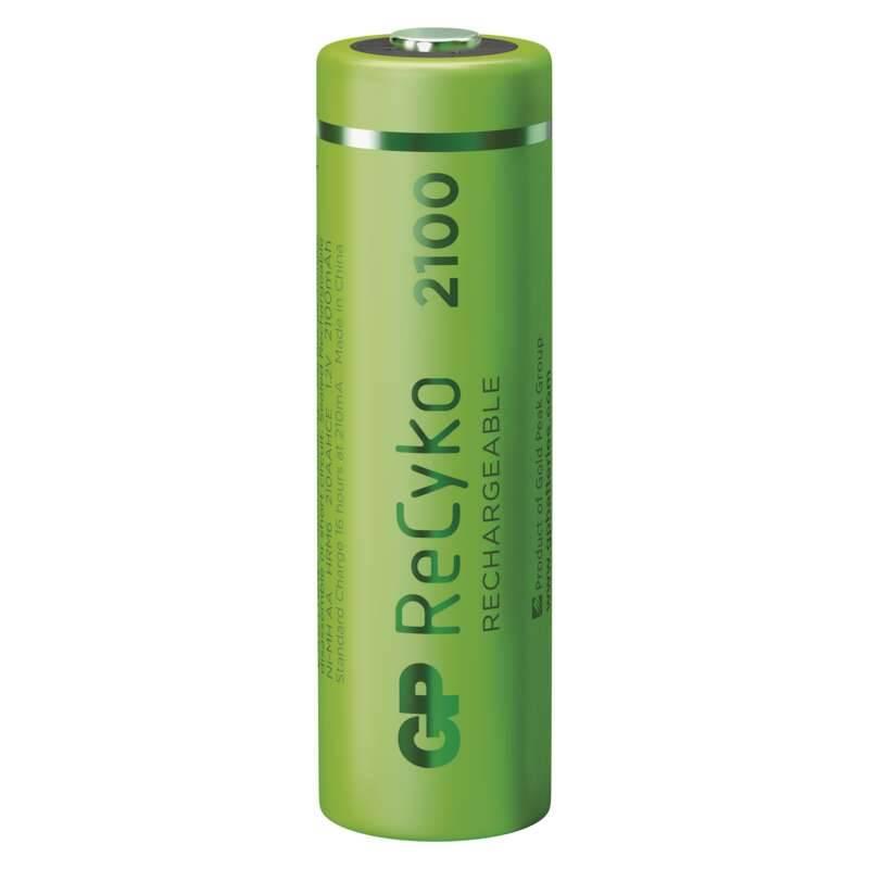 Baterie nabíjecí GP ReCyko, HR06, AA, 2100mAh, NiMH, krabička 2ks