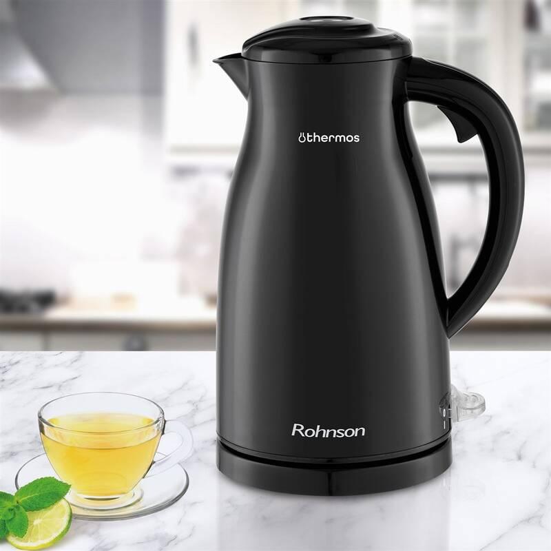 Rychlovarná konvice Rohnson R-7510 Thermos černá, Rychlovarná, konvice, Rohnson, R-7510, Thermos, černá