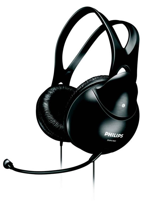 Sluchátka Philips SHM1900 černá, Sluchátka, Philips, SHM1900, černá