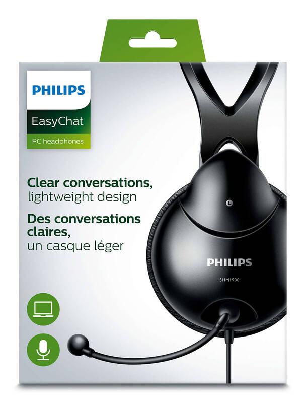 Sluchátka Philips SHM1900 černá, Sluchátka, Philips, SHM1900, černá