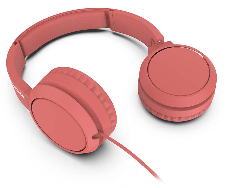 Sluchátka Philips TAH4105 červená, Sluchátka, Philips, TAH4105, červená