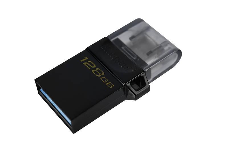 USB Flash Kingston DataTraveler microDuo3 Gen2 128GB černý