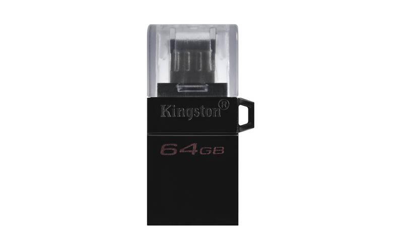 USB Flash Kingston DataTraveler microDuo3 Gen2 64GB černý, USB, Flash, Kingston, DataTraveler, microDuo3, Gen2, 64GB, černý