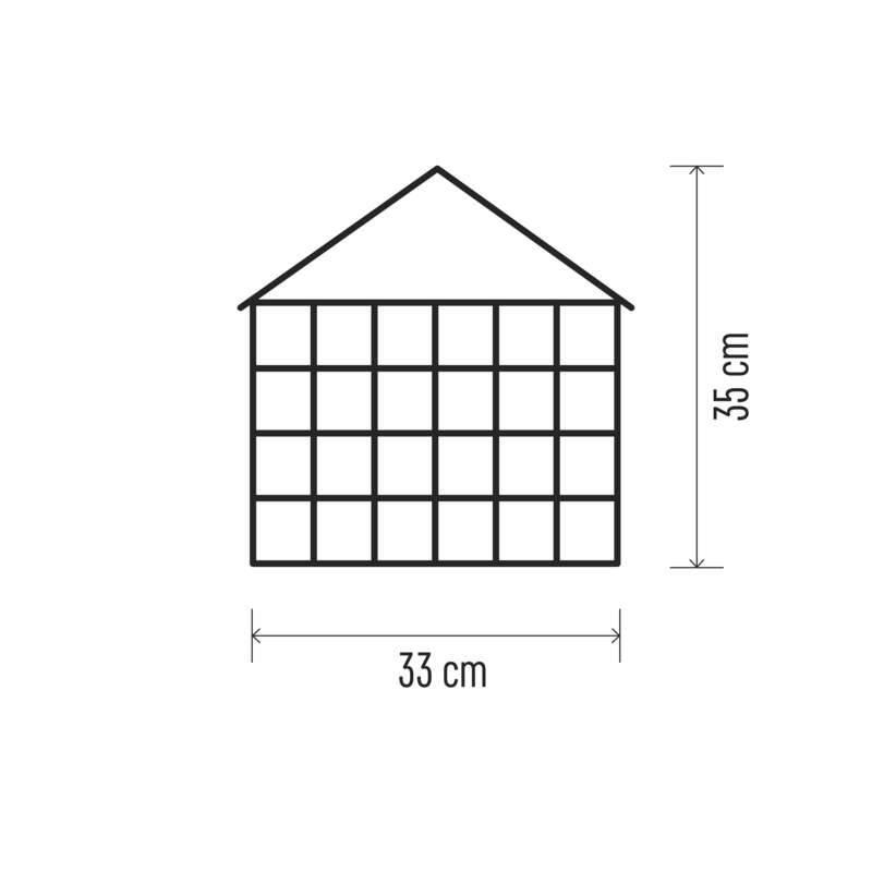 LED dekorace EMOS adventní kalendář, 35x30cm, 2x AA, vnitřní, teplá bílá