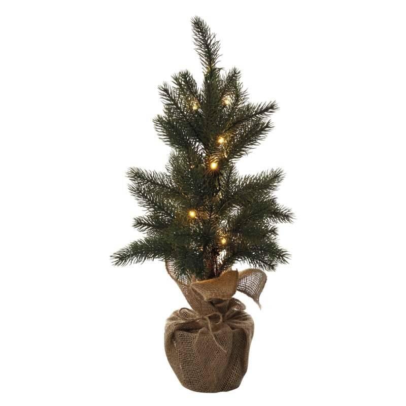 LED dekorace EMOS vánoční stromek, 52cm, 3x AA, vnitřní, teplá bílá
