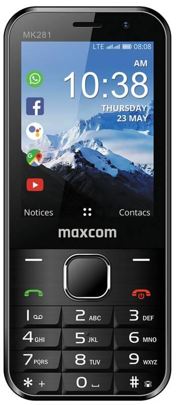 Mobilní telefon MaxCom MK281 černý