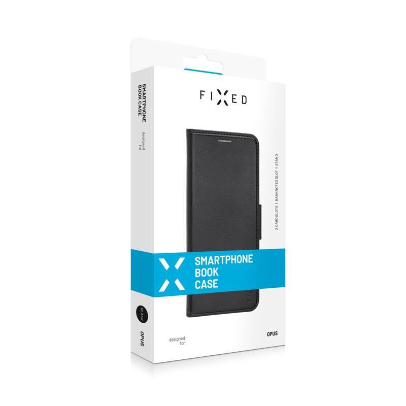 Pouzdro na mobil flipové FIXED Opus New Edition na Realme X50 5G černé