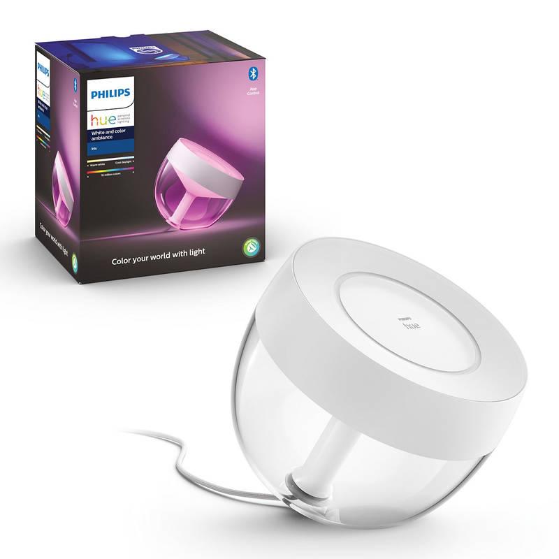 Stolní LED lampička Philips Hue Iris Bluetooth bílá