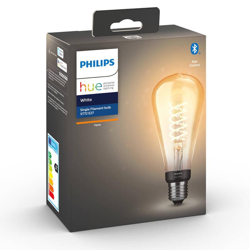 Žárovka LED Philips Hue Bluetooth Filament, 7W, E27, White, Žárovka, LED, Philips, Hue, Bluetooth, Filament, 7W, E27, White