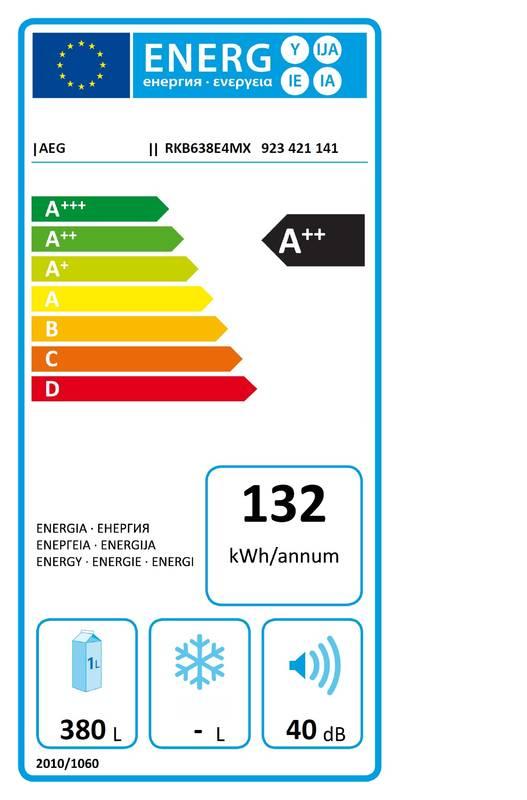 Chladnička AEG RKB638E4MX nerez