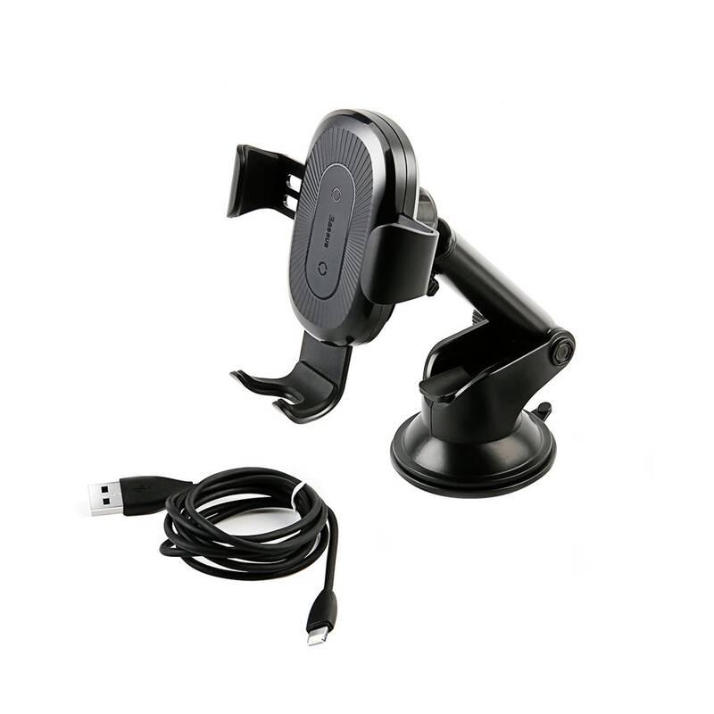 Držák na mobil Baseus Wireless Charger Phone holder Adjustable Arm černý, Držák, na, mobil, Baseus, Wireless, Charger, Phone, holder, Adjustable, Arm, černý