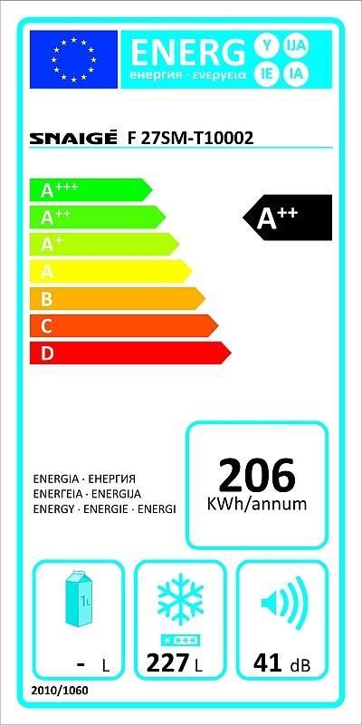 Mraznička Snaige F27SM-T1000E bílá