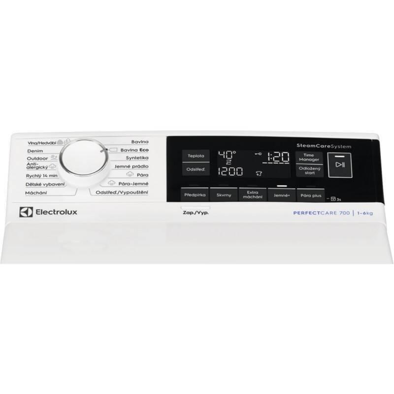 Pračka Electrolux PerfectCare 700 EW7T3272C bílá barva