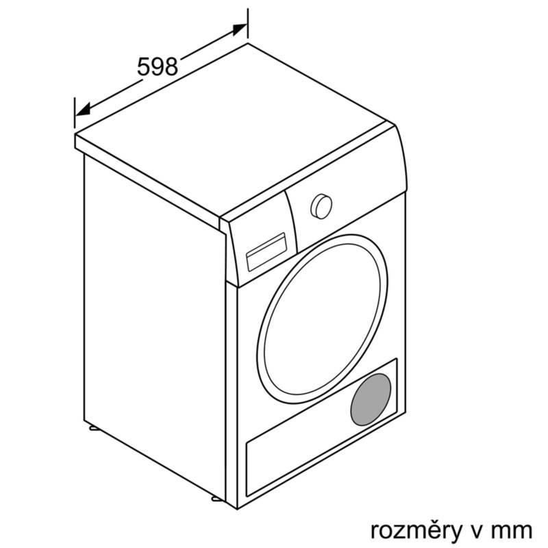 Sušička prádla Bosch Serie 8 WTX87KH1BY bílá