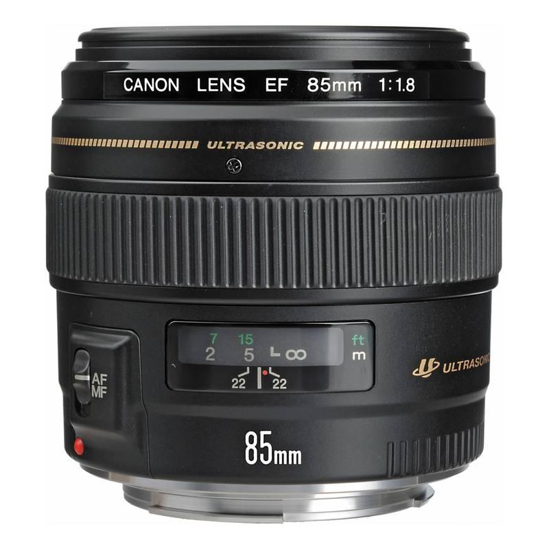 Objektiv Canon EF 85 mm f 1.8 USM černý, Objektiv, Canon, EF, 85, mm, f, 1.8, USM, černý
