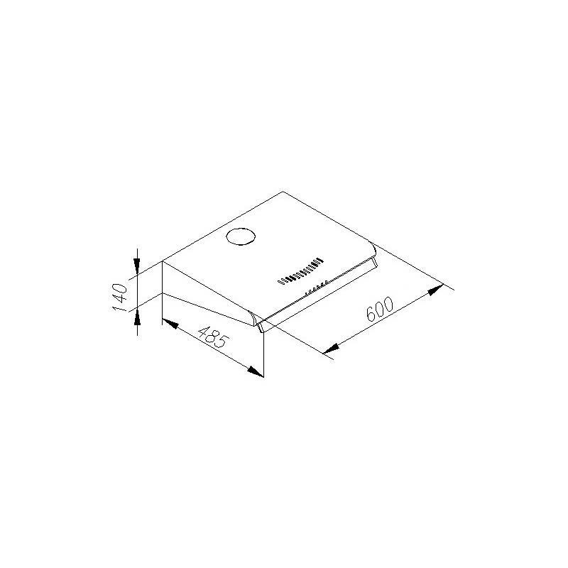 Odsavač par Guzzanti ZRW 60 W bílý, Odsavač, par, Guzzanti, ZRW, 60, W, bílý