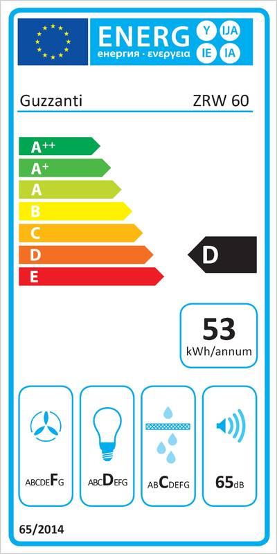 Odsavač par Guzzanti ZRW 60 W bílý, Odsavač, par, Guzzanti, ZRW, 60, W, bílý