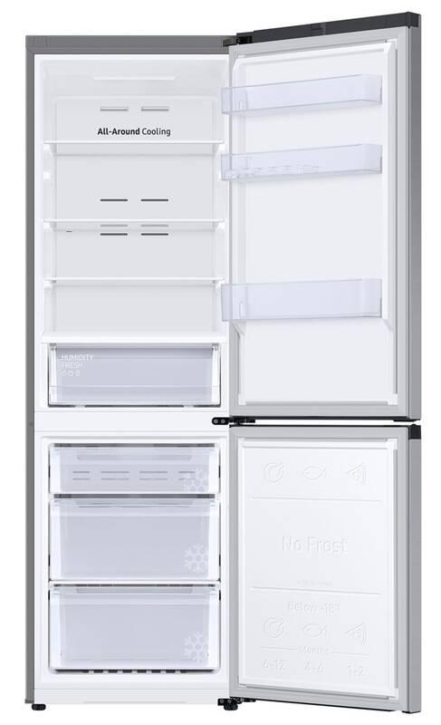 Chladnička s mrazničkou Samsung RB34T600ESA EF stříbrná, Chladnička, s, mrazničkou, Samsung, RB34T600ESA, EF, stříbrná