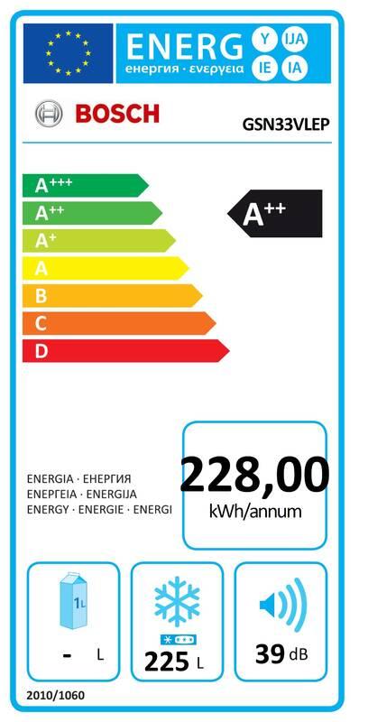 Mraznička Bosch Serie 4 GSN33VLEP nerez