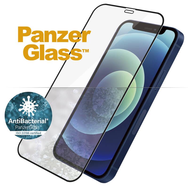 Tvrzené sklo PanzerGlass Edge-to-Edge Antibacterial na Apple iPhone 12 mini černé, Tvrzené, sklo, PanzerGlass, Edge-to-Edge, Antibacterial, na, Apple, iPhone, 12, mini, černé