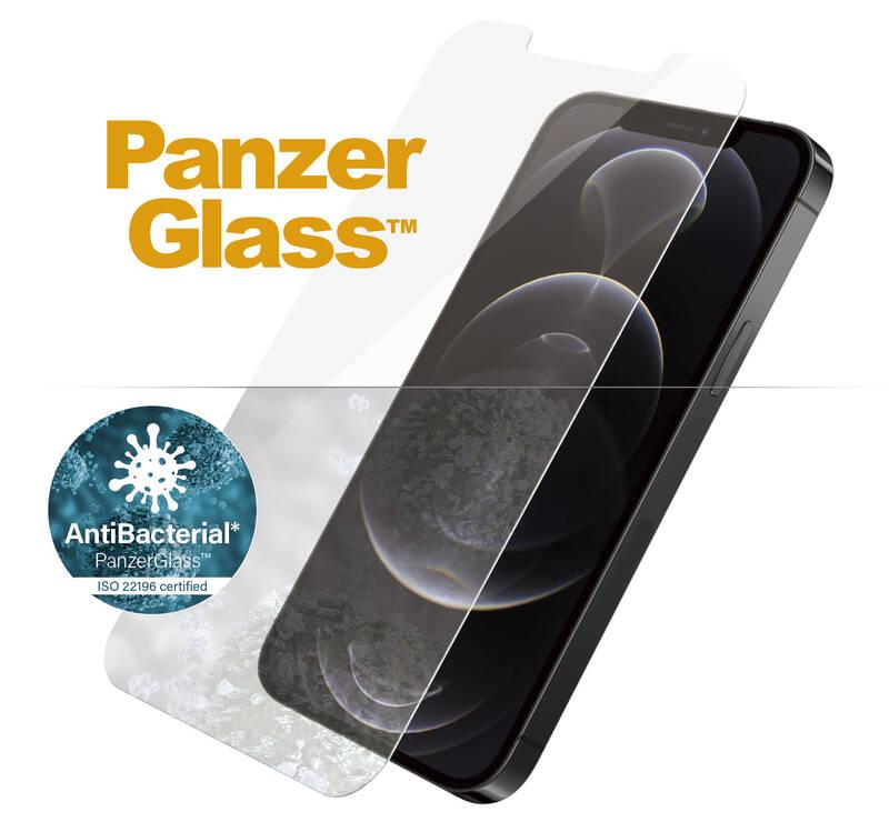 Tvrzené sklo PanzerGlass Standard Antibacterial na Apple iPhone 12 12 Pro, Tvrzené, sklo, PanzerGlass, Standard, Antibacterial, na, Apple, iPhone, 12, 12, Pro